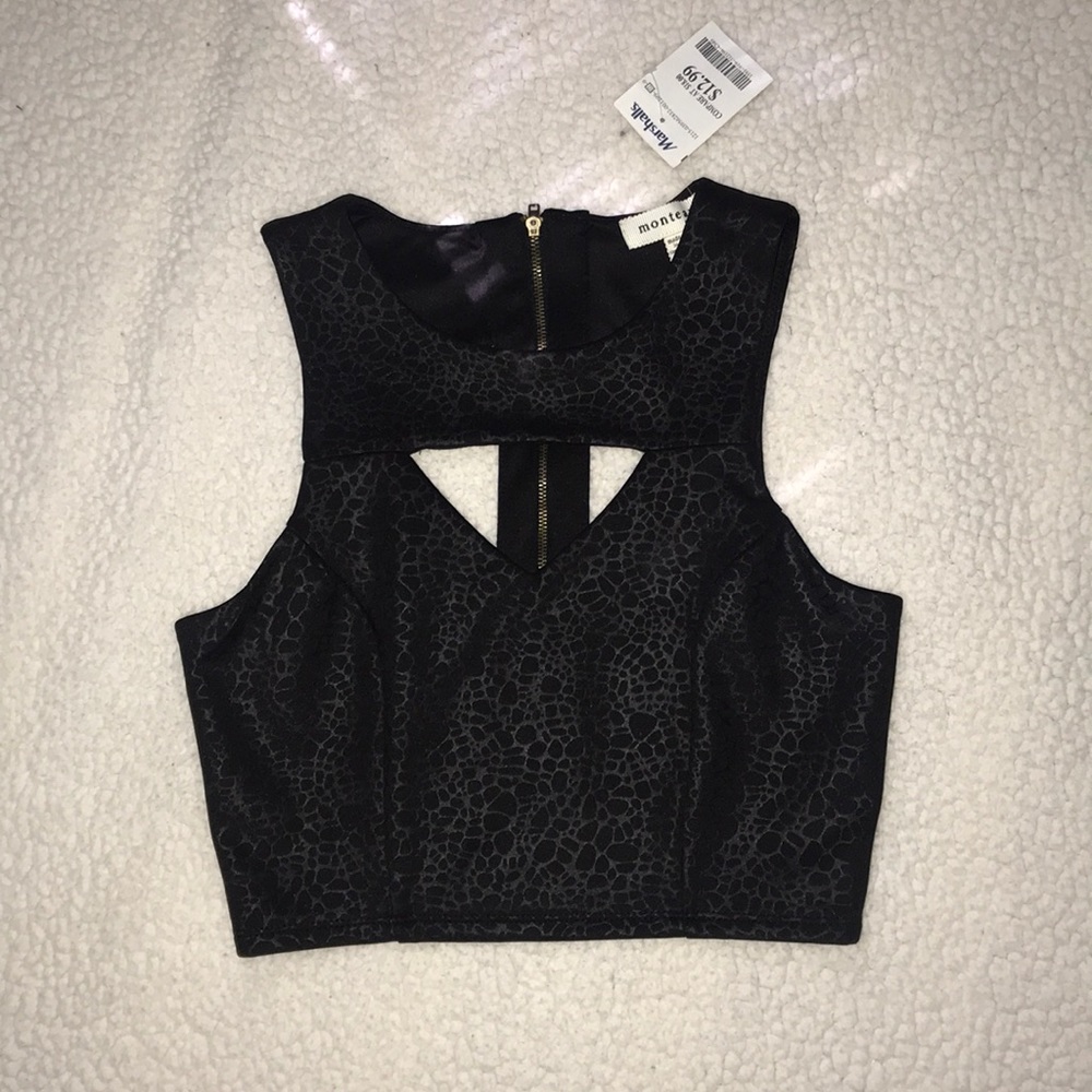 Black Crop Top